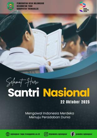 SELAMAT HARI SANTRI NASIONAL 2025